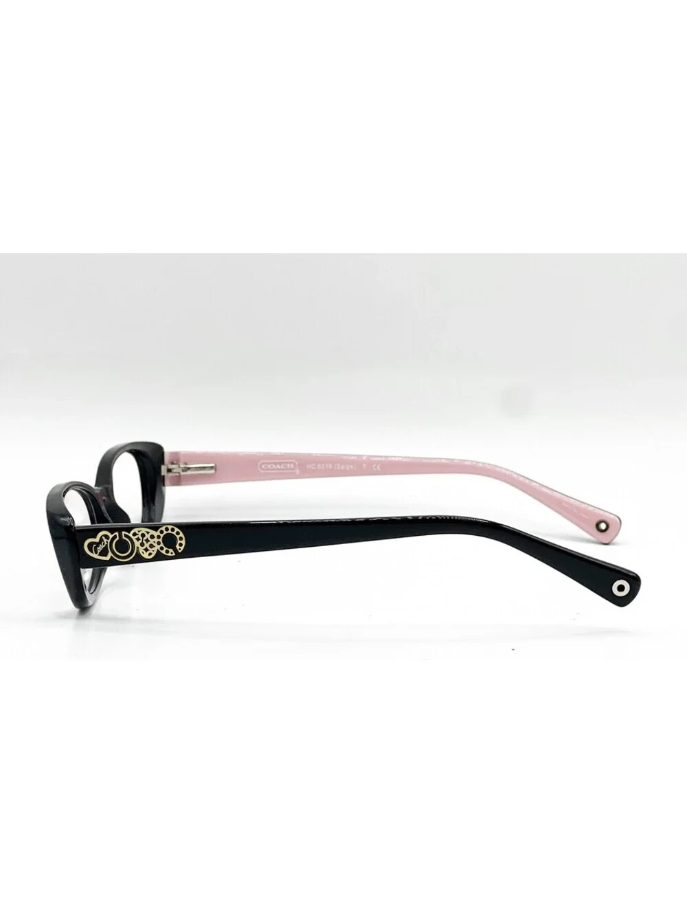 Coach HC 6016 5053 Black Full Rim Authentic Eyeglass Frames 48-16-135